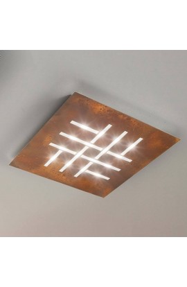 Plafoniera quadrata da sofitto in varie colorazioni  con luce a Led 19W ( 1700Lm )