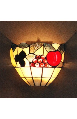 APPLIQUE DA PARETE CLASSICA TIFFANY, 1 PUNTO LUCE 60W (E27)