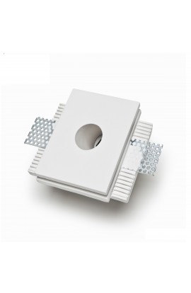 Segnapassi LED 2W ad incasso dal design moderno, con struttura in gesso, tonalità di luce a scelta