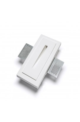 Segnapassi LED 2W ad incasso dal design moderno, con struttura in gesso, tonalità di luce a scelta