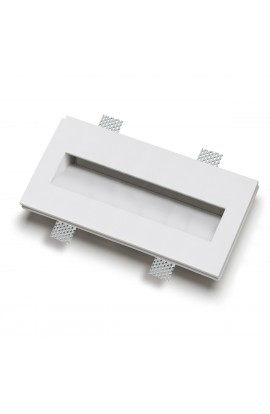 Segnapassi LED 5.5W ad incasso dal design moderno, con struttura in gesso, tonalità di luce a scelta