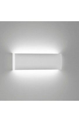 LINEARE APPLIQUE IN METALLO, CON FINITURA DI COLORE BIANCO 1 LUCE A LED 18W ( 3000°K )