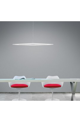 Lampada bianca a sospensione in resina poliuretenica LED