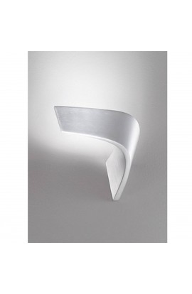 Moderna Applique di colore bianco laccato con struttura in alluminio pressofuso, 1 luce a led 23W ( 2400Lm )