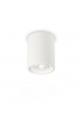 Plafoniera al design moderno con struttura in gesso, 1 Luce (35W, GU10). 