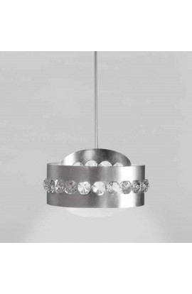 Lampada a sospensione in metallo bianco, disponibile in altre colorazioni, 1 punto luce 48W G9