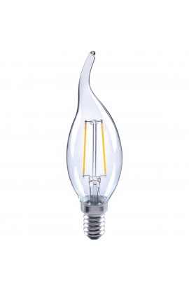  LAMPADINA COLPO DI VENTO FILOLED ( E14 ) LED 2W EPISTAR 2700K LUCE CALDA 250 LUMEN  