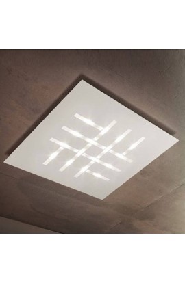 Plafoniera moderna da soffito quadrata con luce a Led 35W  in diverse colorazioni