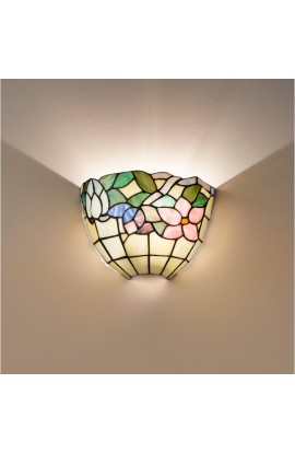 APPLIQUE DA PARETE CLASSICA TIFFANY, 1 PUNTO LUCE 60W (E27)