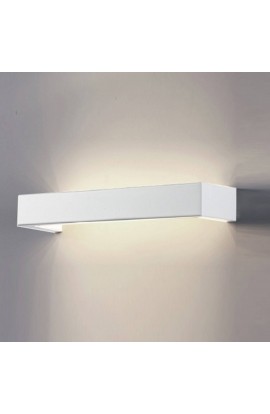 Lampada da parete in metallo verniciato e cromato, 1 luce 8.8W a LED ( 910Lm, 3000°K ) 