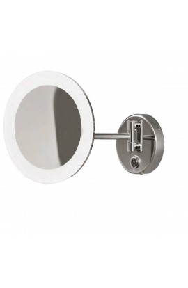 Applique a specchio  di forma rotonda con illuminazione a Led integrato, ( 315 Lm - 4000° K )