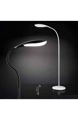 Moderna Lampada da terra in metallo e plastica verniciata, Luce a Led 12W ( 800lm - 4000°k ) .