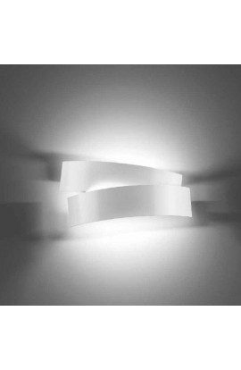 Applique in metallo bianco, disponibile anche in altre colorazioni, 1 punto luce 150W R7s ( 78mm)